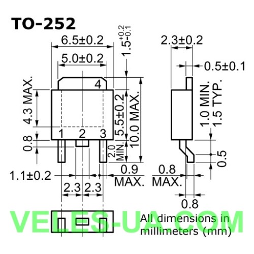 ZX9101 TO252 (артикул: ZX9101 TO252) ZX9101 TO252 (артикул: ZX9101 TO252)